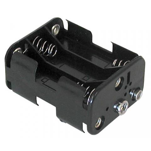10) BATTERY HOLDER FOR 6 AA CELLS